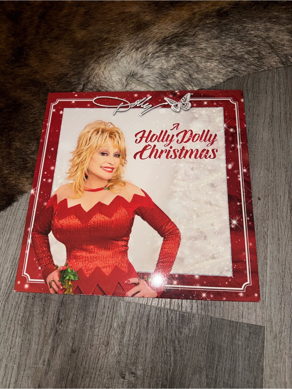 Dolly Parton A Holly Dolly Christmas Vinyl LP Warner Records Holiday Album